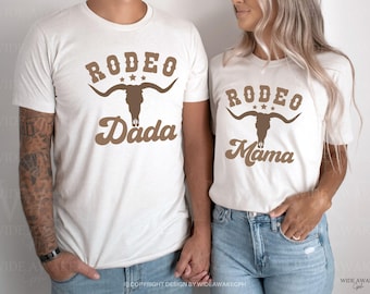 My First Rodeo Birthday Shirt, Western Family Matching Outfit