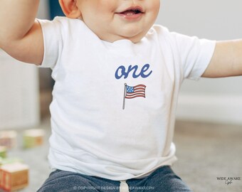 4th of July Birthday Matching Family T-Shirts, Independence Day 1st Birthday Outfit, Comfort Colors®