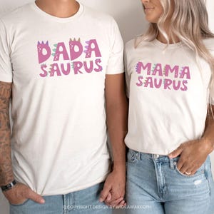 2 Rex Birthday Shirts, Family Matching 2nd Birthday T-shirts, Dinosaur Second Birthday Party Tee, Two Rex Girl Outfit, Mamasaurus Shirt