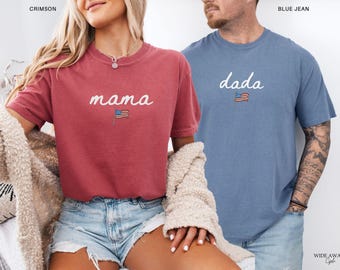 4th of July Birthday Matching Family T-Shirts, Independence Day 1st Birthday Outfit, Comfort Colors®