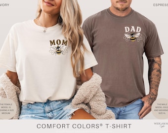 First Bee-Day Family Shirts, Bumble Bee Birthday, Comfort Colors® Tee