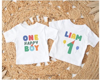 One Happy Boy 1st Birthday Family Matching Shirts, One is Fun T-shirt, Comfort Colors®