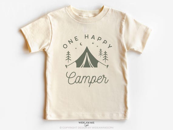 One Happy Camper 1st Birthday Shirt, Camping First Birthday Outfit, Family Matching Camp Tees, Camping Vacation Shirt, 1st Birthday Boy Girl