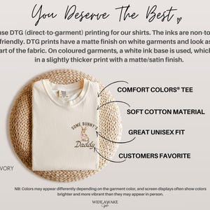 Some Bunny is One First Birthday Matching Family Shirts, Easter Bunny 1st Birthday T-shirt, Comfort Colors® Adult Tee bild 13