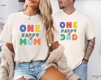 One Happy Boy 1st Birthday Family Matching Shirts, One is Fun T-shirt, Comfort Colors®