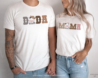 Cow Theme First Birthday Shirts, Family Matching T-Shirt
