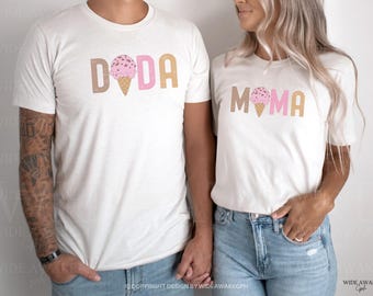 Sweet One Ice Cream Birthday Matching Family Shirts