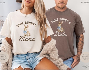 Some Bunny is One First Birthday Matching Family Shirts, Easter Bunny 1st Birthday T-shirt, Comfort Colors® Adult Tee