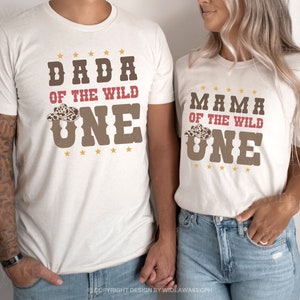Wild One Western First Birthday Shirt, Cowboy Family Matching Birthday T-shirt, Wild West Farm 1st Birthday Tee, My First Rodeo Tshirt