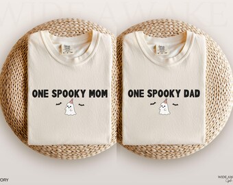 One Spooky Ghoul Halloween 1st Birthday Shirt, Spooky One Matching Family First Birthday T-shirt, Comfort Colors®