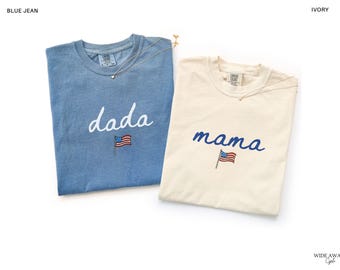 4th of July Matching Family T-Shirts, Independence Day 1st Birthday Outfit, Comfort Colors®