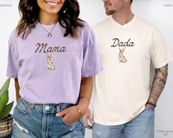 Some Bunny is One First Birthday Matching Family Shirts, Easter Bunny 1st Birthday T-shirt, Comfort Colors® Adult Tee