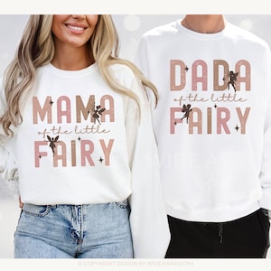 Fairy 1st Birthday Family Matching Sweatshirts, Fairy Theme Party