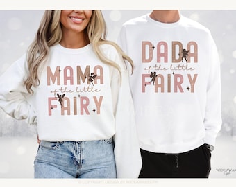 Fairy 1st Birthday Family Matching Sweatshirts, Fairy Theme Party