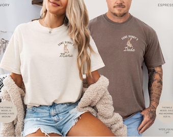 Some Bunny is One First Birthday Matching Family Shirts, Easter Bunny 1st Birthday T-shirt, Comfort Colors® Adult Tee