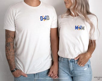 Two The Moon 2nd Birthday Matching Family Shirts, Outer Space Rocket Birthday