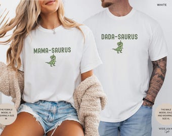 Dinosaur Birthday Family Matching Shirts, One-A-Saurus, Two Rex, Three Rex Birthday Shirts, Comfort Colors® Adult Shirts
