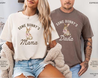 Some Bunny is One First Birthday Matching Family Shirts, Easter Bunny 1st Birthday T-shirt, Comfort Colors® Adult Tee