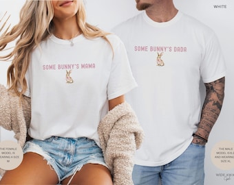 Some Bunny is One First Birthday Matching Family Shirts, Easter Bunny 1st Birthday T-shirt, Comfort Colors® Adult Tee