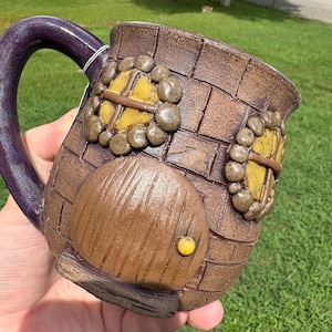 Handmade Ceramic Fairy House Mug