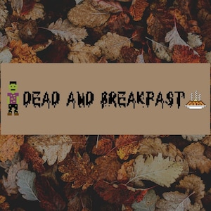 Dead and Breakfast Cross Stitch Pattern PDF| Zombie and Pancakes | DIY