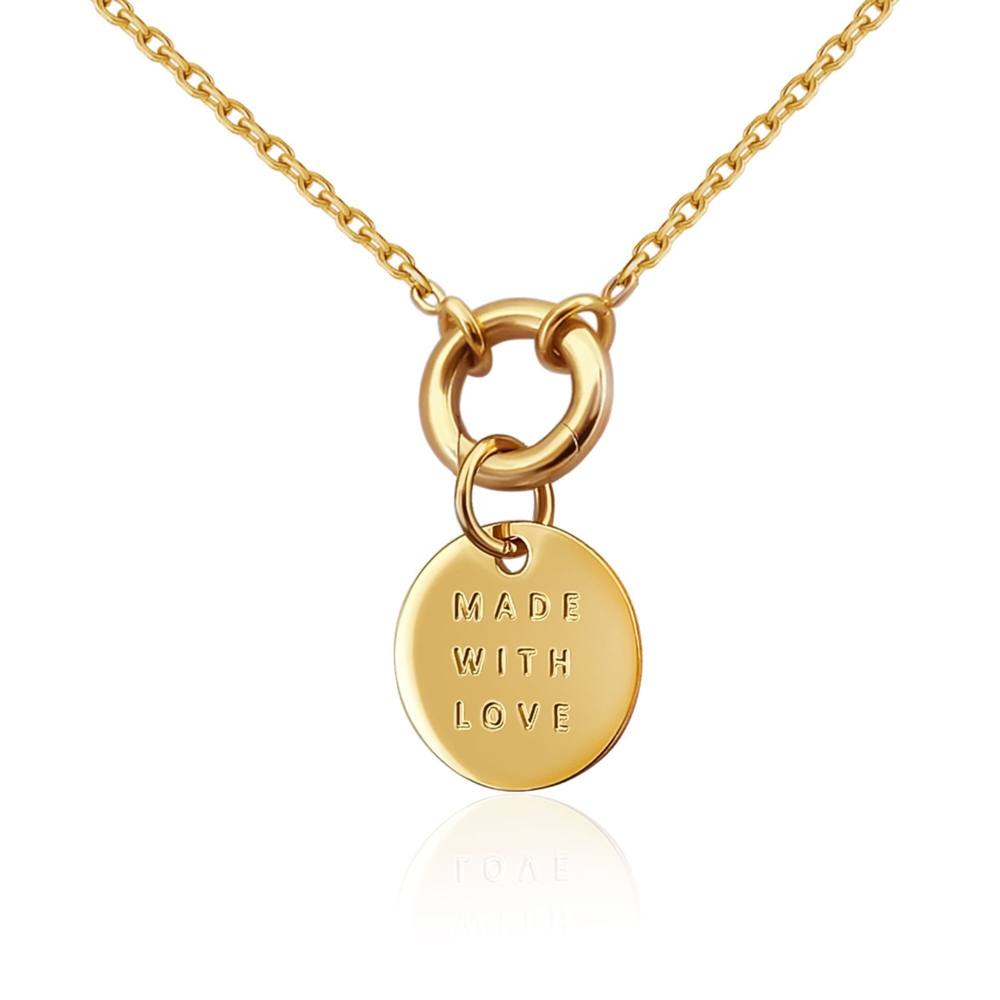 Necklace with changeable best sale discs