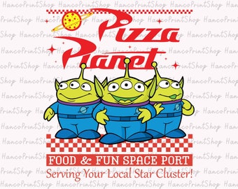 Pizza Pl anet SVG, Story about Toys SVG, Green Aliens Svg, Foods and Drinks Svg, Pizza Box Party Svg, Pizza Restaurant Svg, Digital Download