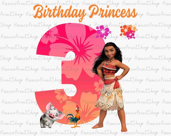 Moana 3rd on sale birthday outfit