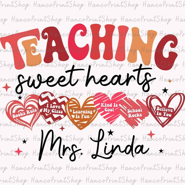 Teaching Sweethearts SVG, Valentine Day Svg, Custom Teacher Valentine Svg, Valentine Svg, Teacher Valentine Svg, Digital Download