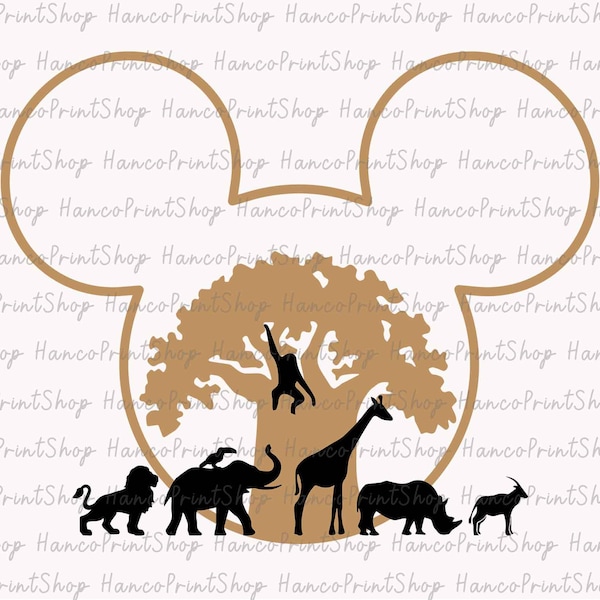 Animal Kingdom Svg, Wild Trip Svg, Family Trip 2023 Svg, Mouse Head Svg, Vacay Mode Svg, Family Trip Shirt, Digital Download