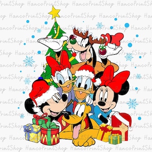 Merry Christmas PNG, Mouse And Friends Png, Christmas Squad, Christmas Friends Png, Xmas Holiday, Holiday Season, Cute Christmas Png