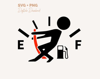 Gastank Sticker Digitaal Download SVG+PNG
