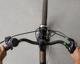 Solución izquierda y derecha | ¡Pegatinas para manillar!