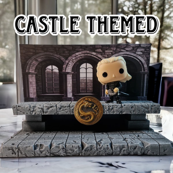 House Of The Dragon Funko Pop Display. Collectible/figure Display stand Diorama. To be used with HOTD Funko Pops.