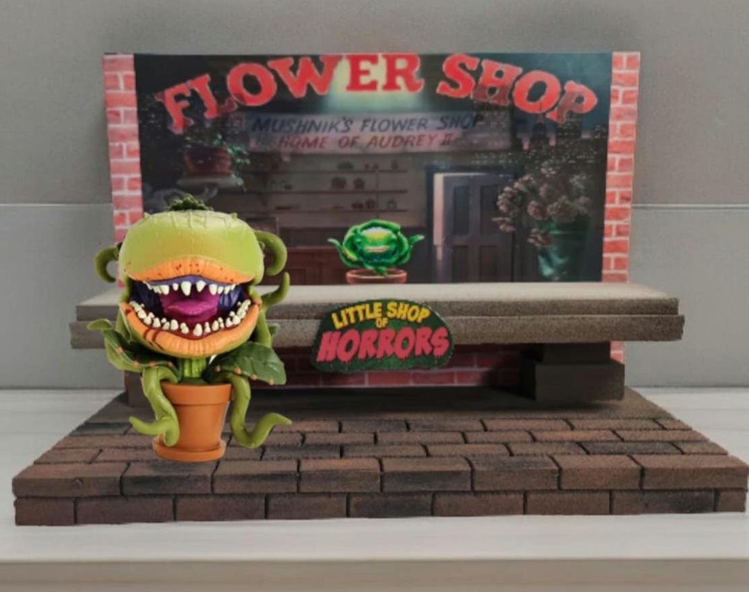 Funko Pop Display - Little Shop of Horrors - Diorama Background - Etsy