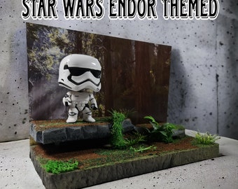 Funko Pop, Collectible Diorama Display. Figure Display stand. To be used with Star Wars Collectibles.