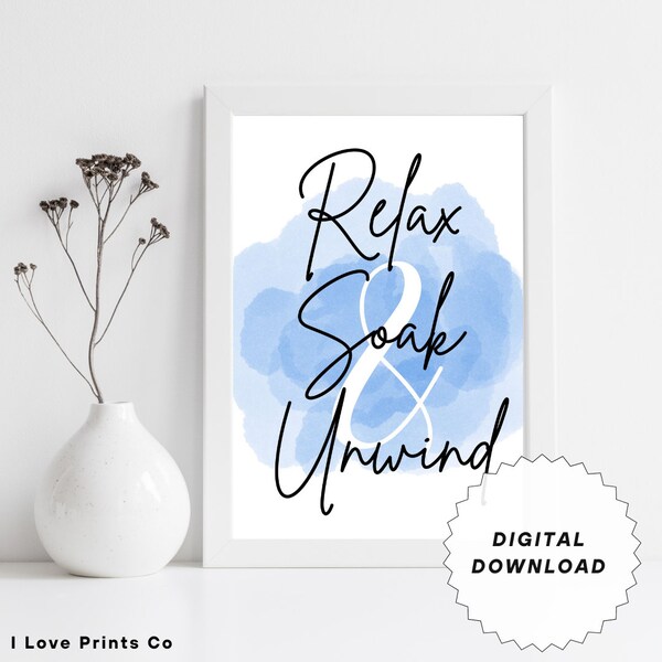 Relax Soak Unwind - Etsy