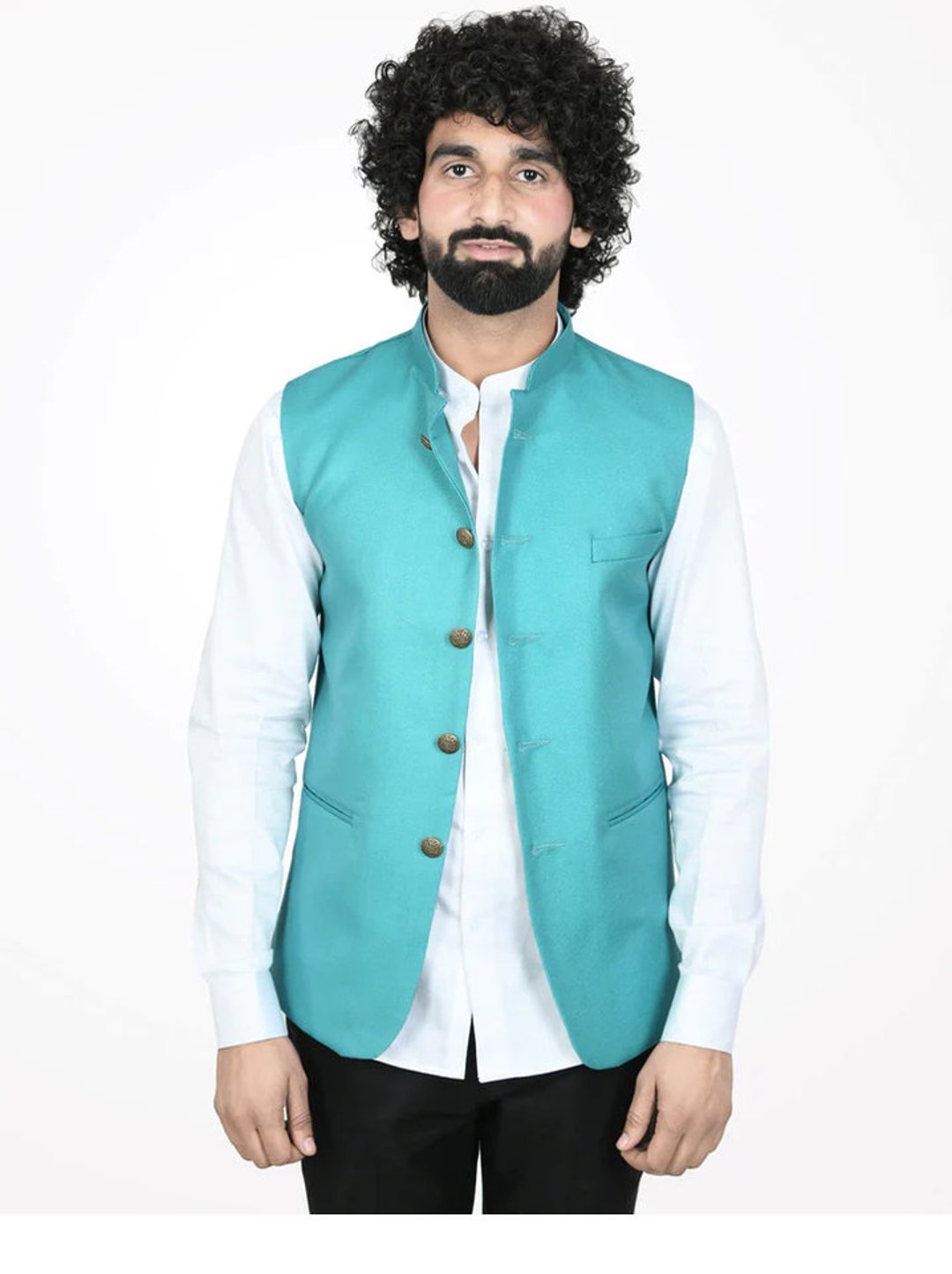Nehru Jacket for Men Modi Jacket for Men Plain Jacket Formal Etsy
