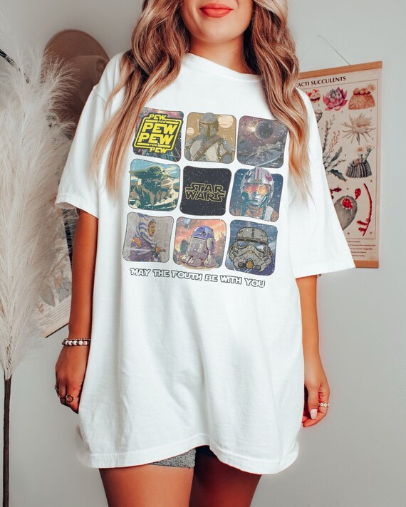Star War Shirt, Darth Vader, Galaxy&#39;s Edge Shirt, May The Fouth Be With You Shirt, Disneyworld Shirt, Baby Yoda Shirt, May The Force