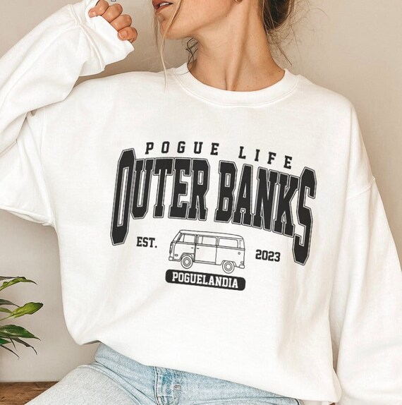 Outer Banks 3 Sweatshirt | Vintage Pogue For Life Hoodie | OBX3 Poguelandia Shirt | Paradise on Earth shirt | Lighthouse shirt | JJ Maybank
