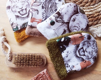 Cloths Washcloths Mini gloves Jungle Collection