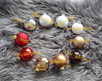 Weihnachtskugeln | Christbaumkugeln | personalisiert | Kugeln | Weihnachten | Geschenk mit Name