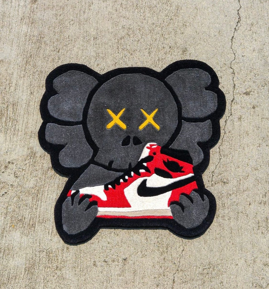 Kaws Rug Air Jordan Rug Hypebeast Rugs Home and Living Etsy
