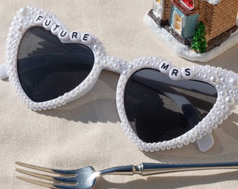 Custom Bridal sunglasses,Pearl glasses,Bridal sunglasses, bridesmaid glasses