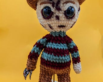 Freddy Krueger, Pesadilla en Elm Street, Villano asesino, Muñeco de terror de Halloween, Peluche