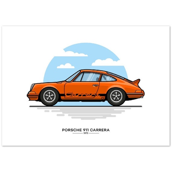 Porsche Carrera | the Perfect Gift for Every Porsche Fan | Poster