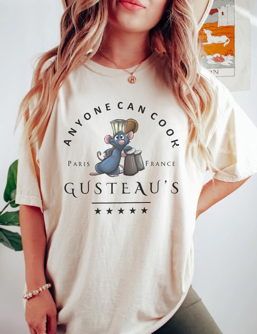 Gusteau's Anyone Can Cook Comfort Colors® Shirt Etsy
