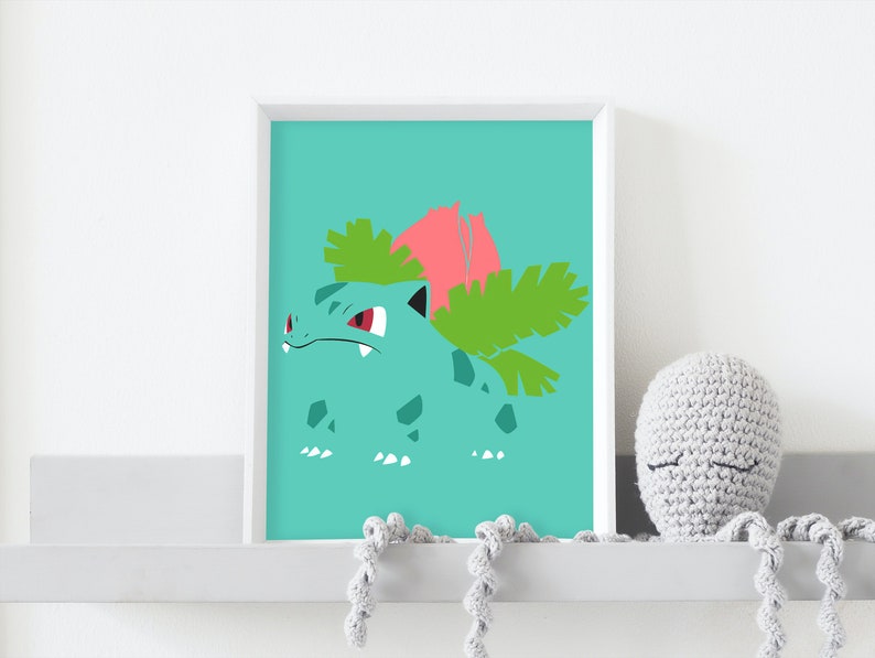 Pokemon Poster Set of 6 Pokemon Wall Art Playroom Wall Etsy Canada