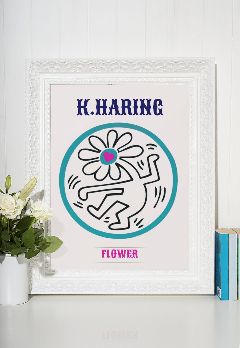 Keith Haring Prints Set of 3 Posters Keith Haring Wall Art Etsy