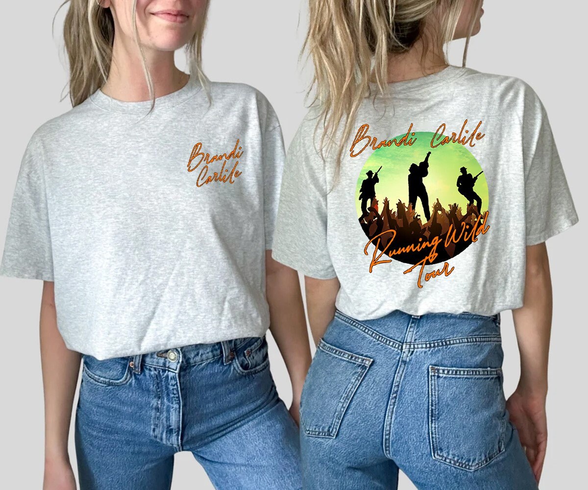 Brandi Carlile Running Wild Tour 2023 Tee Shirt Brandi Etsy